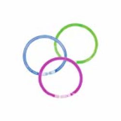 100 Glow Sticks in Mixed Colours & 100 Bracelets Connectors [OFERTAS]