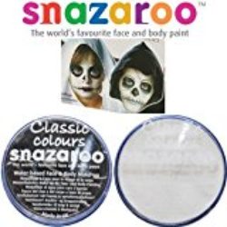 2 Grande 18ml Snazaroo Pintura Facial Compactos Colores: 1 negro y 1 BLANCO [Juguete] [OFERTAS]
