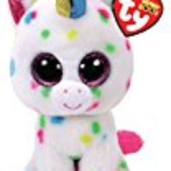 TY 36898 Armonía, unicornio Multicolor 15 cm brillantes ojos, Beanie Boo ‘s [OFERTAS]