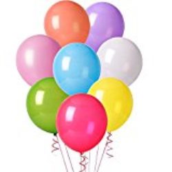 Aookey 100 Globos de Fiesta de Colores Diversos para Bodas, Fiestas de Cumpleaños – Globos de Latex de 30 cm [OFERTAS]