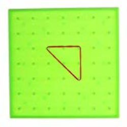 MagiDeal Tablero de Clavo de Plástico Juguete Educativo de Matemáticas para Niños – Verde [OFERTAS]