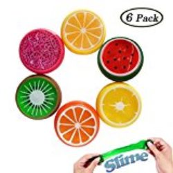 Swallowzy 6PCS Multicolor Bricolaje No Tóxico Arcilla Slime Fruta Arcilla de Moldear Juguetes para Niños [OFERTAS]