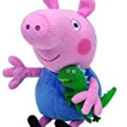 Peppa Pig – Peluche de George con dinosaurio (TY) [OFERTAS]