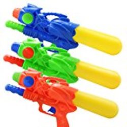 TOYMYTOY 3Pcs 33cm Pistola de agua acción potente de la bomba de los armas de agua de para los niños [OFERTAS]