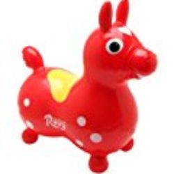 Ledraplastic 8002 Rody – Caballo de salto inflable, color rojo [Importado de Alemania] [OFERTAS]