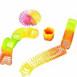 Willbond Mini Juguete de Muelle de Arco Iris para Suministros de Disfrute y Fiesta, Colores Variados, 6 Formas, 30 Piezas [OFERTAS]