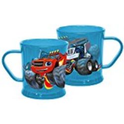 CYP Imports MG-02-BZ Taza Plástico Translúcida, Diseño Blaze and the Monster Machine [OFERTAS]