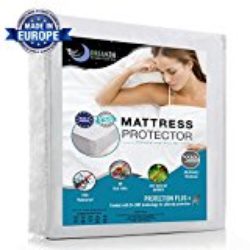 Protector de Colchón Impermeable (150 x 190/200 cm) – Cubre Colchón Transpirable, Hipoalergénico, Anti-Ácaros, Antibacteriano de Dreamzie – Tratamiento Nueva Generacion Bi-Ome – Garantia de 10 años [OFERTAS]