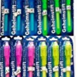 UV Secretos de lápiz Secreto lápices 24 pieza (24), Exclusiv fabricado para Hillfield [OFERTAS]