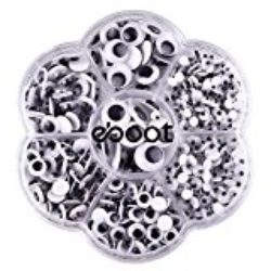 700 Piezas Stick Wiggle Eye Ojos Movibles Ojos Saltones con Autoadhesivo DIY Scrapbooking Crafts Accesorios de Los Juguetes, Tamaños Surtidos [OFERTAS]