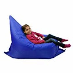 Puf para niños Tamaño grande 6 way Garden – GIANT tumbona para niños puf cojín para el suelo azul – 100% resistente al agua [OFERTAS]