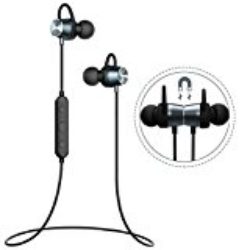 Auriculares Magnéticos Deportivos, Mpow Auriculares Bluetooth 4.1 Correr Inalámbricos Auricular Magnético Ruido de Cancelación CVC 6.0 In ear con Manos Libres Sport para Correr Running iPhone7 Plus 6S Samsung Huawei Sony [OFERTAS]
