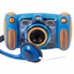VTech – Kidizoom DUO 5.0 azul, cámara de fotos digital, infantil con 5 megapíxeles, pantalla a color, 10 funciones diferentes, 2 objetivos (3480-507122) [OFERTAS]
