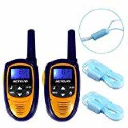 Retevis RT31 Walkie Talkie Niños UHF 0.5 W PMR446 VOX 8 Canales con Pantalla LCD Retroiluminación 10 Tonos de Llamada Selecionable Mini Radio CTCSS / DCS (1 Par,Azul Oscuro) [OFERTAS]