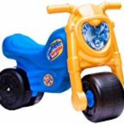 Feber – Moto Jumper, moto correpasillos de color negro, azul y amarillo [OFERTAS]