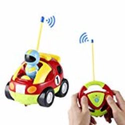 ICOCO Coche de Juguete, Teledirigido RC Radio Control Remoto Vehículos de Juguete con Música y Luces para Bebés y Niños Pequeños [OFERTAS]