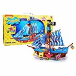 Bob Esponja – Barco pirata, incluye figura de Sponge Bob, Gary y Patricio (Simba 9499928) [OFERTAS]