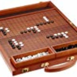 Philos 3211 Jeu Go Mahagoni – Juego de lógica (con maletín, en alemán) [OFERTAS]