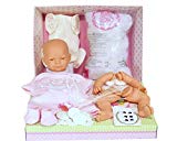 Nines Artesanals D'Onil Claudia Pop - Zachte Babypop Van 55 Cm Die Ogen Sluit