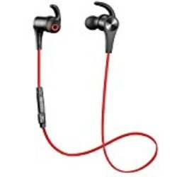 [Versión mejorada] Sonido Peats Bluetooth Auriculares 4.1 Deporte en Ear inalámbrico aptX 8 horas magnético con micrófono sudor. Adecuado para jogging Fitness Workout Auriculares estéreo de oído para iPhone Samsung y cualquier otro Smartphone o dispositivo Bluetooth (Negro) [OFERTAS]