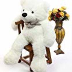 oso de peluche gigante 120cm de la muñeca de juguete suave de la felpa de peluche oso de peluche de juguete Color blanco [OFERTAS]