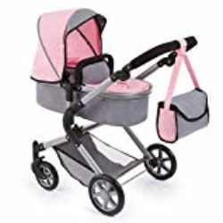 Bayer Design 18108 AA Neo Star muñecas cochecito con bolso cambiador, suave color rosa/gris [OFERTA FINALIZADA]
