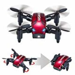 H6 Mini Drone Plegable con Control de Altura y Modo sin Cabeza 2.4GHz 4CH 6-Axis Gyro RC Quadcopter con Flips 3D,Bueno para principiantes [OFERTAS]