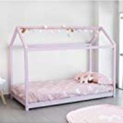 DISTRIMOBEL Cama Montessori Color Rosa [OFERTAS]