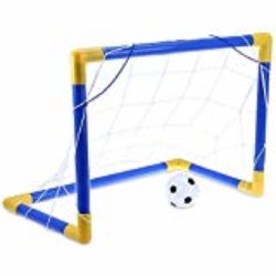Crewell – Set de Red de Portería de Fútbol con Bomba para Interior y Exterior, Juguete Deportivo para Niños [OFERTAS]