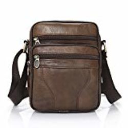 Realmark-Bolso bandolera de piel auténtica para hombre, bolso de negocios [OFERTAS]