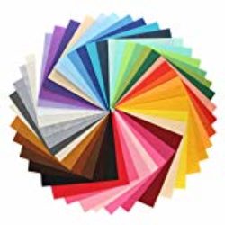 KING DO WAY 42 Colores Fieltro de Hojas DIY Tela Poliéster para Coser Mestieri Tela Patchwork 28 cmx30 cm [OFERTAS]