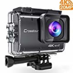 Crosstour CT9500 Videocámara de Acción 4K 20MP [OFERTAS]