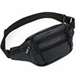 AirZyx Riñoneras Hombre Mujer Running de Acampada y Marcha Bolsos de Gimnasio Bolsos Bandolera Piel [OFERTAS]