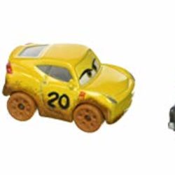 Disney/Pixar Cars Mini Racers Vehículos, 3 Pack – Muddy Cruz, Muddy Lightning Mcqueen, Señor Drippy Exclusiva [OFERTAS]