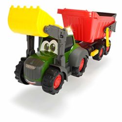 Dickie-203819002 Tractor con Remolque, luz y Sonido (3819002) [OFERTA FINALIZADA]