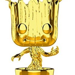 Funko – Pop.Color Marvel Studios 10 Color Groot (Chrome) (Bobblehead),, 33514  [OFERTAS]