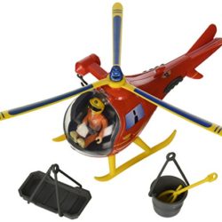 Sam El Bombero – Wallaby, helicóptero con Figura y Accesorios, Color Rojo y Amarillo (Simba 9251661) [OFERTA FINALIZADA]