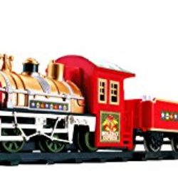 Goldlok Holiday Express – Juego de trenes musicales (funciona con pilas), multicolor [OFERTAS]