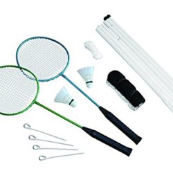 Bádminton Establece con Red para 2 Jugadores Tradicionales Jardín Juegos [OFERTAS]