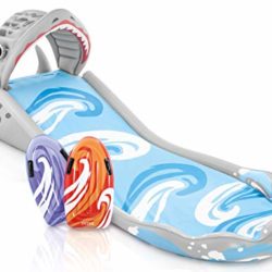 Intex – Centro juegos hinchable tobogán tiburón, 460 x 168 x 157 cm (57159) [OFERTAS]