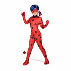 Yiija Fast Fun – Miraculous Disfraz Ladybug, 6-8 años (Viving Costumes 231158) [OFERTAS]