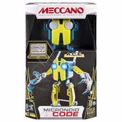 Meccano Personal Robot Construction Toy MicroNoid Code A.C.E. Yellow 6040125 [OFERTAS]