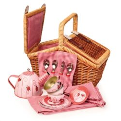 Egmont Toys – Cesta maletín de mimbre juego de té, cesta de picnic para niños [OFERTA FINALIZADA]