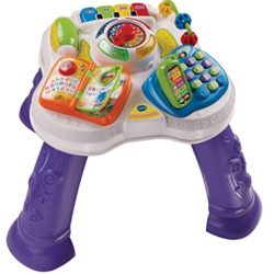 Vtech Baby – Mesita parlanchina 2 en 1, color azul (148022) [OFERTAS]