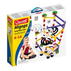 Quercetti 6568 Migoga – Circuito de bolas con doble espiral (108 piezas) [OFERTAS]