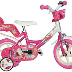 Dino Bikes Winx Niñas Ciudad Metal Rosa bicicletta – Bicicleta (Plegado, Ciudad, Metal, Rosa, 30,5 cm (12″), Cadena) [OFERTAS]