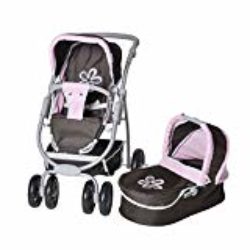 Knorrtoys 90771 Cochecito de muñeca accesorio para muñecas – Accesorios para muñecas (Cochecito de muñeca, Marrón,, Rosa, 1 Asiento(s), 430 mm, 810 mm, 550 mm) [OFERTA FINALIZADA]