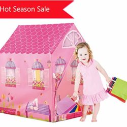 YGJT Tienda de Juegos para Niños Jardín Antigolpes Duradero Play House Tent Playhouse con Caja de Regalo para Niñas Boys Indoor and Outdoors-43.3x59x35.4 Inches Juguetes para Niños de 3 Años [CHOLLO]