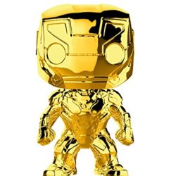 Funko – Pop.Color Marvel Studios 10: Iron Man (Chrome) (Bobblehead),, 33434  [OFERTAS]