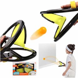 Tenis de Mesa Juguete Atrapado Pelota Deportes Juegos de Raqueta Juguete Niños Adulto Dentro 4 Bolas 2 Raquetas [OFERTAS]